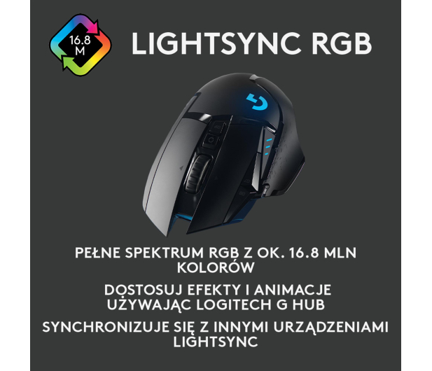Logitech G502 Lightspeed HERO - 496237 - zdjęcie 12